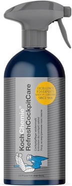 KOCHCHEMIE - Refresh Cockpit Care - Prosumer Line - UV Protection, Anti-Static Interior Cleaner - 500 ml