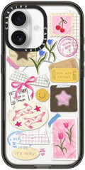 CASETiFY Impact iPhone 17 Case [Slim/Compatible with Magsafe / 8.2 ft. 4X Military Grade Drop Protection] - You are Stars Collage - Clear Black