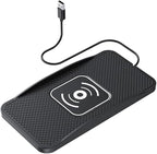 Wireless Car Charger Pad for Ford Explorer 2000-2026, Type-C/USB 20W Car Wireless Charger Non-Slip Phone Charging Pad Car Accessories,B 30cm Cable USB Plug