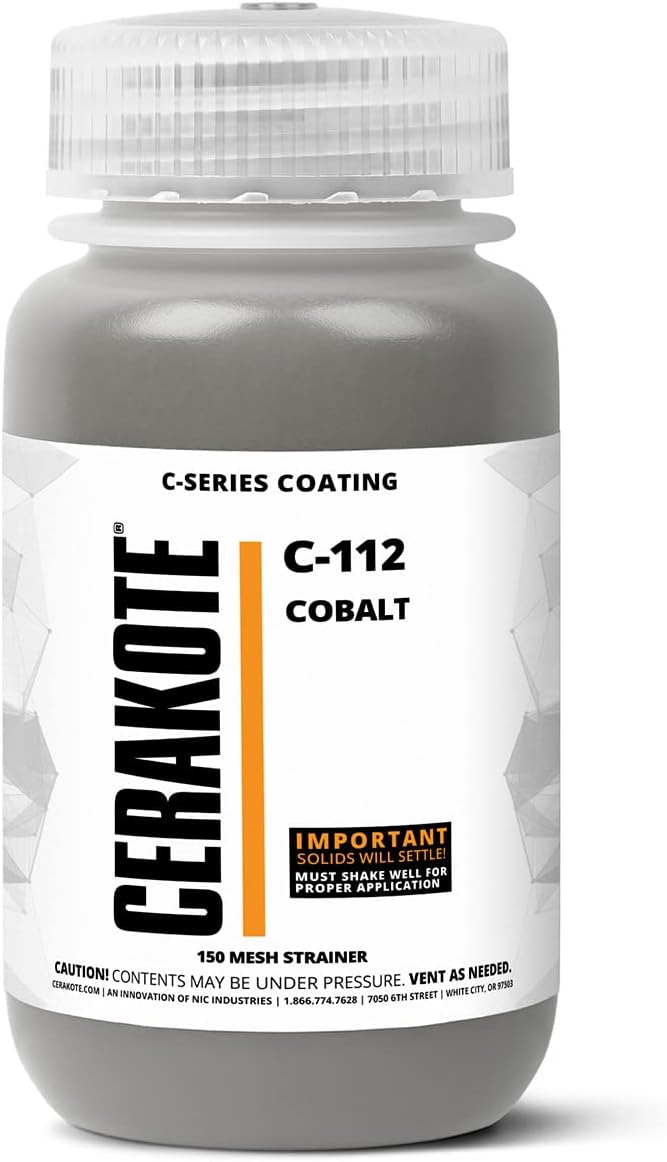 CERAKOTE® (AIR Cure C-Series Cobalt (16oz) |C-112P|-Our Ceramic Technology Combines Performance with Color on All- Metals, Polymers + More