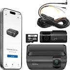 THINKWARE ARC700 4K HDR Dash Cam Front and Rear - 4K+2K Dual Dashboard Camera, Low Power Parking Mode, Thermal Protection, Wi-Fi, GPS, Speed/Red Light Alerts, (64GB MicroSD & Hardwiring Cable Incl)