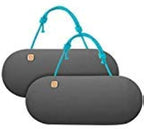 PURGGO Car Air Freshener - Lasts 365+ Days - No Chemicals - 100% Activated Bamboo Charcoal - No Fragrance Deodorizer, Auto Odor Eliminator - Absorb Smoke Smell [2Pk]