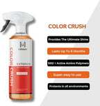 Lithium Color Crush Car Detailing Spray - Instant, Long Lasting Deep Glossy Shine - Hydrophobic Premium Car Detailing Supplies Infused with Si02 Stackable Color Enhancing Technology