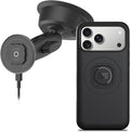 Quad Lock Heavy Duty Suction Car Phone Mount with MAG Phone Case and MAG Wireless Charging Head for iPhone 17 Pro Max