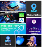 Mini Wireless CarPlay and AndroidAuto Adapter for iPhone and Android Phones. Easy Setup to Convert Your Wired Apple CarPlay or Android Auto-Equipped car to Wireless Bluetooth.
