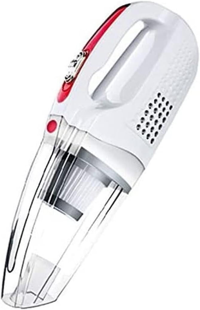 Car Vacuum Cleaner - Portable, High Power, Mini Handheld Vacuum w/ 3 Attachments, 14.76Ft Cord - 12v, Small Auto Accessories Kit for Interior Detailing ( Color : White , Size : 37*10.5*13.5cm )