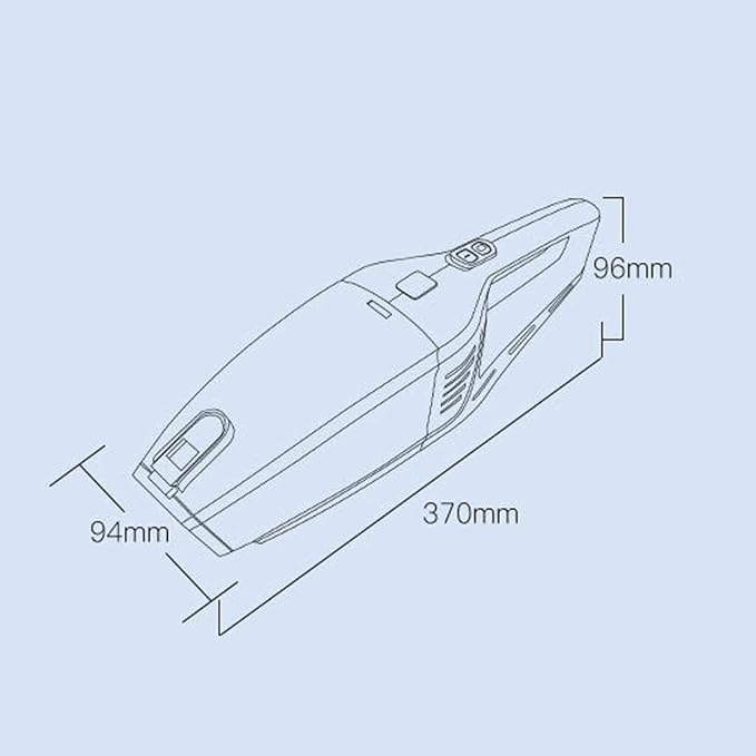 Car Vacuum, Portable Car Vacuum Cleaner High Power 120W/3500Pa,12V Wet/Dry Handheld Vacuum Cleaner for Car Detailing and Cleaning Car Interior，Strong suction, strong running time, portable, easy to us