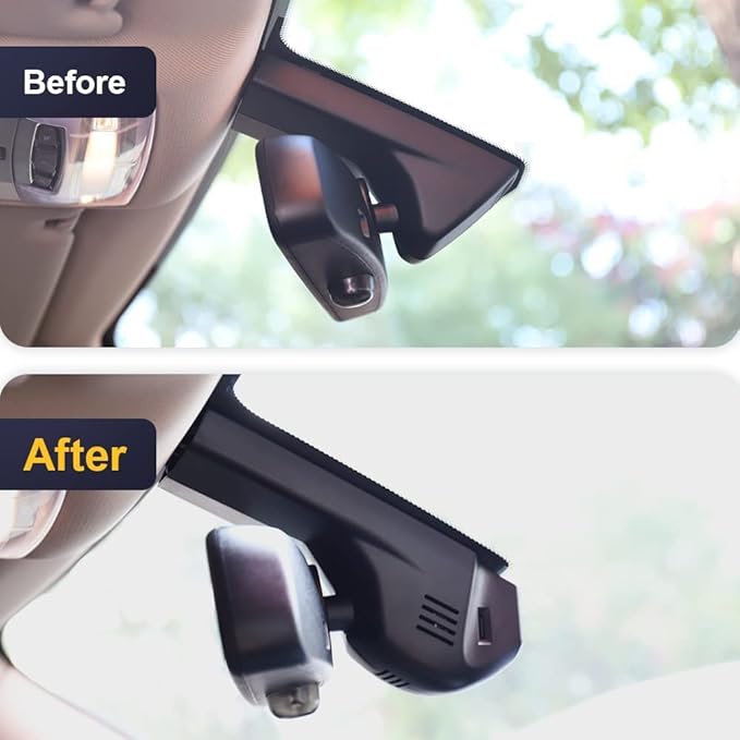 Fitcamx 4K Dash Cam Compatible with BMW F Chassis (Model C) 1 2 3 4 5 7 Series X1 X2 X3 X4 X5 X6 X7, OEM Look, 2160P UHD Video, Loop Recording, WiFi & APP, G-Sensor, Easy to Operate, 64GB Card