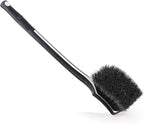 Detail Factory - Fender Well Brush - Ergonomic ProGrip Handle, Stiff Synthetic Bristles, Ergonomic Design, Clean Your Wheel Wells with Ease - Black Ice