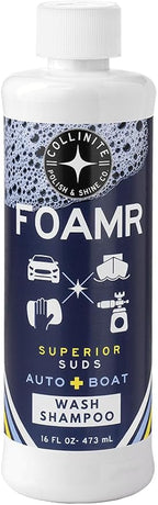 COLLINITE No. 83 Foamr Car Wash Shampoo – Super High Suds & High Foam pH Balanced Formula Loosens Dirt, Grime & Scum. Safe over Wax, Sealant, Ceramic, & PPF for both Foam Cannon & Bucket Use