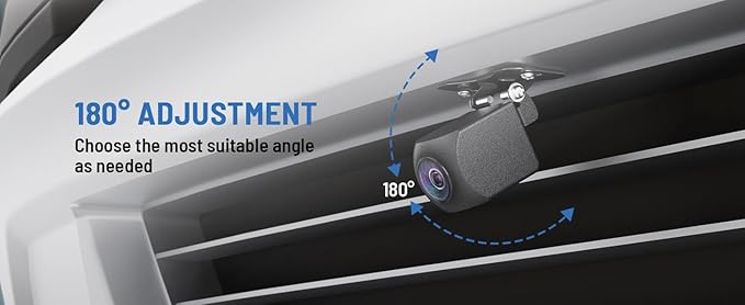 EWAY Wireless Backup Camera HD 1080P 5" Monitor Kit, Stable Digital Signal for Truck Trailer Front Rear Side View Back Up Camera Easy Setup Vehicle Reverse Wifi Camera for Car Van SUV Pickup RV Camper