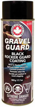 Dominion Sure Seal Gravel Guard Spray - Fast Drying, Flexible Coating for Stone Chip Protection & Sound Deadening, Corrosion-Resistant & Paintable, Similar to Flex Seal & Fluid Film - Black
