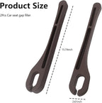2PCS Car Seat Gap Filler Organizer with Phone Holder,[Upgrade Version] Car Seat Gap Organizer for Prevent Falling,Essential Car Accessories Car Side Seat Gap Filler (Brown)