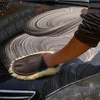 1 Pair Wool Car Wash Gloves Scrubbing Waxing Gloves Cleaning Polishing Automotive Products Plush