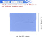 Craedli 2PCS Strong Absorbent Shammy Cloth for Car Drying, 23.93'' x 16.73'' Reusable Automotive Synthetic Chamois Towel, Soft Non-Scratch Vehicle Cleaning Towels for Car, Pets, Bathroom (Blue)