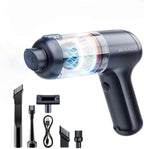 Car Vacuum Cleaner&Air Duster | 80W | 16kpa | 12KRPM | 20 Mins-Dust Cleaner Portable Cordless Vacuum Pro-Compressed Air Blower,Lightweight Rechargeable Handheld Mini Vacuum for Car/Home/Office
