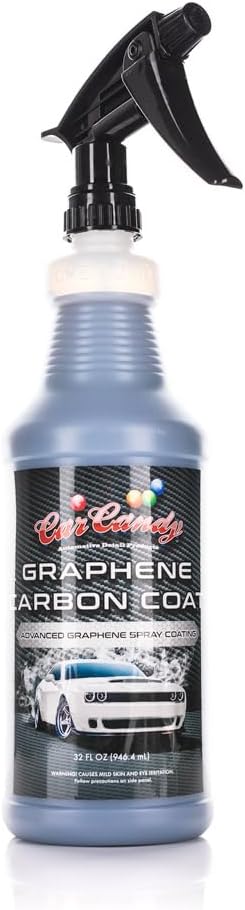 CarCandy - Graphene Ceramic Coating - Advanced Carbon Formula Provides Up to 9 Months of Hydrophobic Protection - 32 oz