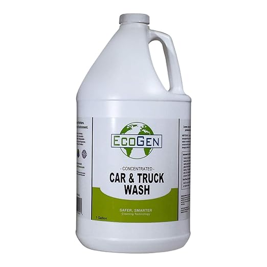 Car & Truck Wash; Concentrated Formula, Unscented, Professional Grade Cleaning For Dirt And Road Grime, Safe On Vehicles, Boats, Agricultural Equipment, Pack of 4 Gallons