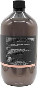 NV Nova Jet Hydrophobic Spray Coating | High Beading and Slick Gloss | Spray On Wipe Off Protection | Top Up for Coated Paint and Glossy Trim | Strong Water Repellency and Slick Feel | 1 Liter