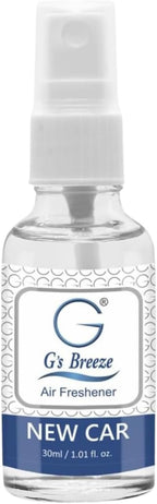 G's Breeze New Car Air Freshener – Crisp & Fresh Scent Inspired by Luxury Vehicles – Long-Lasting Freshness for Car, Home & Office – Enjoy a Refreshing Clean Aroma & Elegant Atmosphere Anywhere