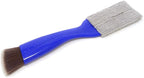 yueton Double Ended Portable Cleaning Brush Mini Hand Held Magic Brush Duster for House, Car, Office (Blue)