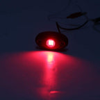 Red LED Rock Lights, 4 Pods Neon 12V Waterproof Underglow Underbody Kit Crawler Crawling Dome Exterior Wheel Lights for ATV RZR UTV SUV Off-Road Auto Boat Motorcycle Glow Trail Rig Fender Lamp