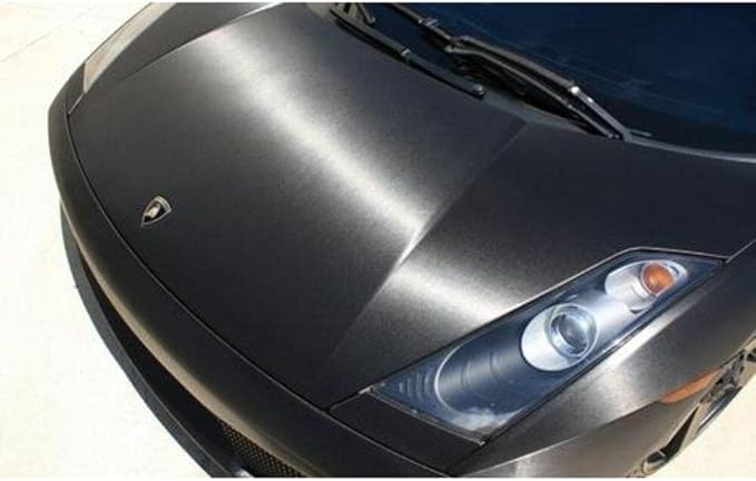 3M Car Wrap Roll 2080 Brushed Black Metallic | BR212 | (5ft x 15ft (75 Sq/ft)) | Automotive Vinyl Wrap for Cars - Car Interior Wrap & Exterior | w/Free Instawraps Pro Glove