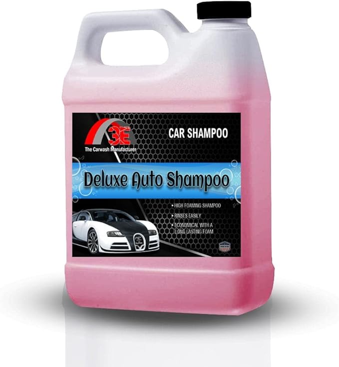 3E Deluxe Maxi-Suds Foaming Car Wash Soap Shampoo - Concentrated, Beginner and Professional Detailer-Friendly (Works with Foam Cannons, Foam Guns or Bucket Washes) 64 oz, Cherry Scented