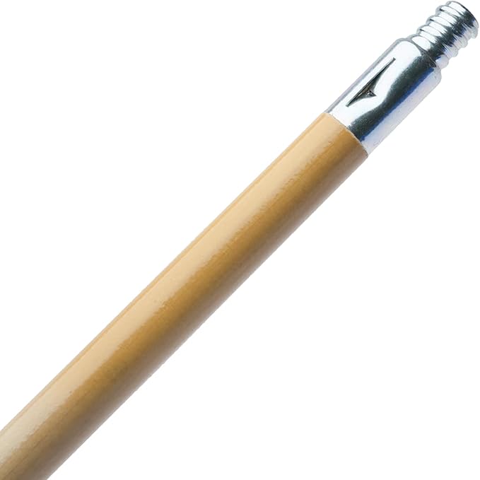 Nanoskin 6-Pack Professional 60-Inch Hardwood Handles with Universal Threaded Die-Cast Tips – Compatible with 85-671 & 85-673 Brush Heads for Car Wash, Auto Detailing & Industrial Cleaning