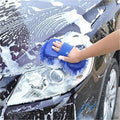 Car Wash Sponge Microfibre Chenille Car Wash Gloves Built in Hand-Strap Cleaning Sponge Mitt