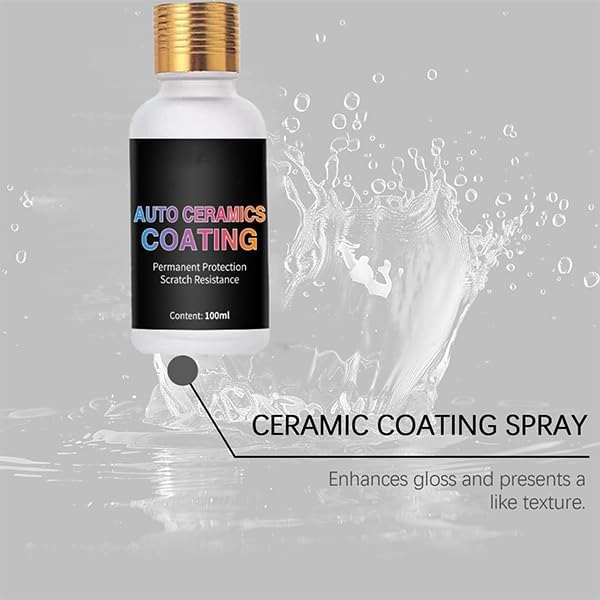 Auto Ceramics Coating,Car Wax Ceramic Coating,Auto Ceramic Coating,Waterproof And Quick Film Formation For Cars Motorcycles & Boats Ultra-High Gloss, Long-Term (1pcs)