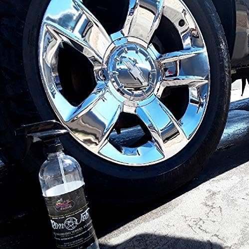 Rim Job RJ-32 Color Changing Wheel Cleaner NON Acid Iron Remover, Safe On Most Rim Finishes Cars, Trucks, Motorcycles 32 fl oz