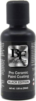 Blackfire Pro Ceramic Paint Coating Black Edition | 9H Formula for Maximum Durability | 5 Years Protection, Water Sheeting & Brilliant Shine | Safe on Vinyl Wraps & PPFs | BF-190 | 50 ml