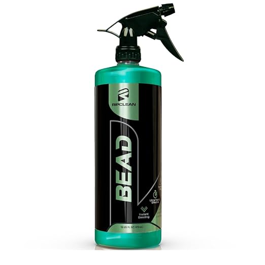 Ripclean Bead - 16OZ, Hydrophobic Ceramic Spray On, No Buff, Coating for Cars and Vehicles - High Gloss Solutions for Car Paint Wheels and Glass - Spray On, Rinse Off Easy DIY Use Formula