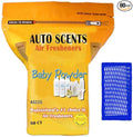 Professional Air Freshener Pads - Remove Worst Smells (60 Pads per Pack) - Baby Powder Scent - Yellow