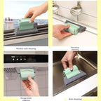 11Pcs Window Track Cleaning Tools, Groove Gap Cleaning Brush Kit, Deep Cleaner for Door Tracks, Sliding Doors, Tile Lines and Shutter