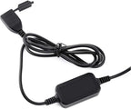 Ultra Compact USB Direct Hardwire Adapter Kit, Waterproof Power Cord Supply Port Car Hard Wire Charger Charging Cable Socket Step Down Converter Outlet for Motorcycle Smart Phone GPS Dash Camera