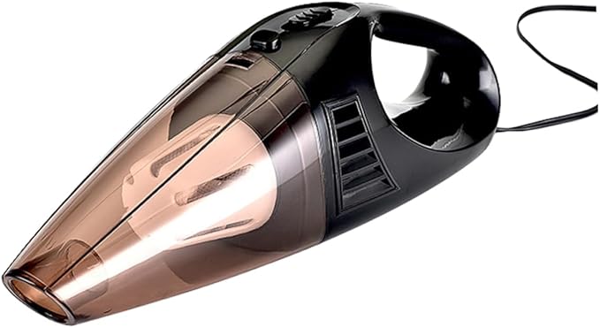 12v Car Vacuum Cleaner Handheld Compact Wet Dry Auto Dust Collector Black