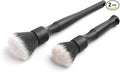 Detail Factory Ultra-Soft Detailing Brush Set, Comfortable Grip and Scratch-Free Cleaning for Exterior, Interior Panels, Emblems, Badges, Gauge Cluster, Infotainment Screen