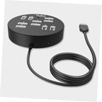 BESPORTBLE Port USB Hub Multi-Port Splitter Extender for Laptop Desktop Black USB Expander for Gaming File Transfer and Peripheral Connectivity Compact and Portable Design