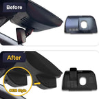 Fitcamx Front 4K+Rear 1080P Dash Cam Adapts for Toyota Tacoma & Hybrid 2024-2026, Integrated OEM Look, 2 Way HD Video, WiFi & APP, Loop Recording, G-Sensor, Night Vision, Easy to Use, 128GB Card