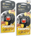 Car Air Fresheners Vent Clips, Essential Car Odor Eliminator, Perfect Scented Car Accessories, For Long Lasting Fragrance up to 30 days, 0.07 FL.OZ (Pineapple, 2 Packs)
