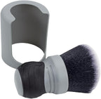 Maxshine Universal Gray Ultra Soft Large Bristle Brush with Storage Rack – Curved Grip & Ultra Soft Bristles – Ideal for Dashboard, Displays, Air Vents – Premium Interior Detailing Brush