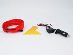 El Wire Neon Light, Car Interior LED Lights for Xmas Halloween Christmas Car Interior Decoration(3m/9ft,Red)