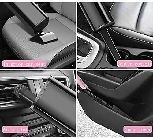 JYYBN Car Vacuum Cleaner - Portable, High Power, Handheld Vacuums Attachments, Auto Accessories Kit for Interior Detailing - Black