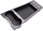 LUWU Prius XW30 Low Center Console Organizer for 2010 2011 2012 2013 2014 2015 Prius Accessories Armrest Console Storage Box Glove Organizer Tray ABS Material (Black)