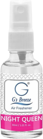 G's Breeze Night Queen Air Freshener – Nocturnal Bloom & Moonlit Garden Inspired Floral Essence for Home, Office & Car - Relaxing - Captivating Evening Ambiance with Long-Lasting Freshness