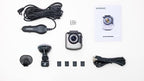Dash Cam UltraDash C1 GPS + 64GB High Endurance Micro SD Card Bundle - Magnetic Charging Mount, HDR High-end Night Image Sensor, F1.8 140 Degree Wide Angle Lens, G-Sensor, 2" LCD, Super Capacitor