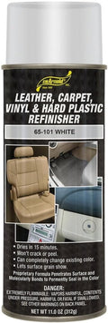 SM Arnold Refinishing Spray Paint - WHITE 11 Oz. - For Leather, Carpet, Vinyl, Metal, Plastic, Polycarbonate, Polypropylene, Acrylic, Lexan, Fiberglass | Pro Grade Aerosol Refinisher