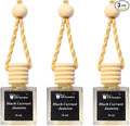 Black Currant & Jasmine Car Air Freshener with Velvet Gift Bag | Hanging Design for Multiple Spaces | Set of 3 (10 ml Each) | Elegant Floral-Fruity Scent by Gift Paradise